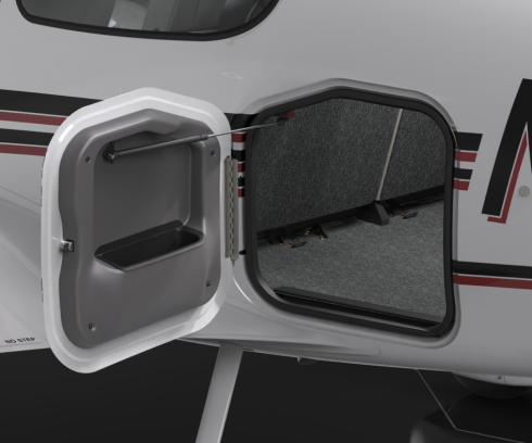 Cirrus 70765-001 SR BAGGAGE DOOR STRUT & PANEL UPGRADE - G1-G6