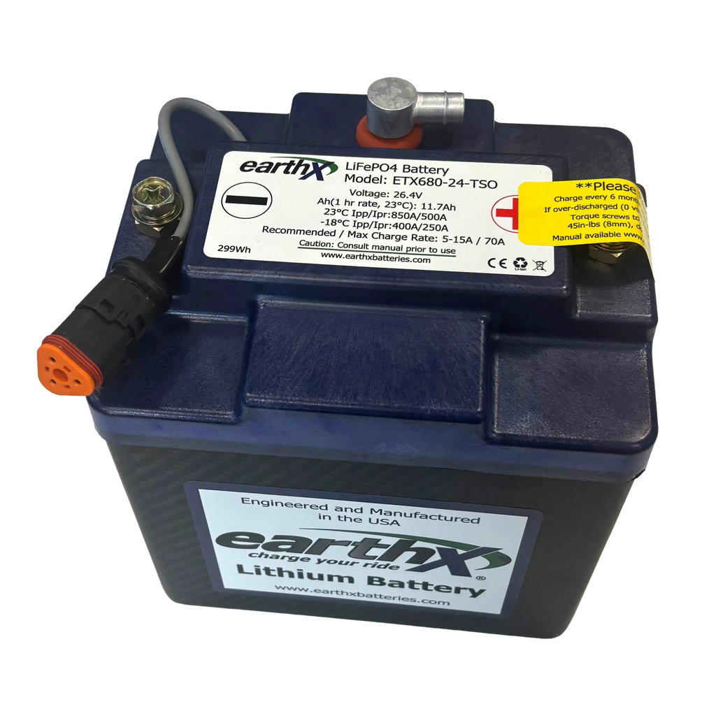 EarthX ETX680-24-TSO Lithium Battery