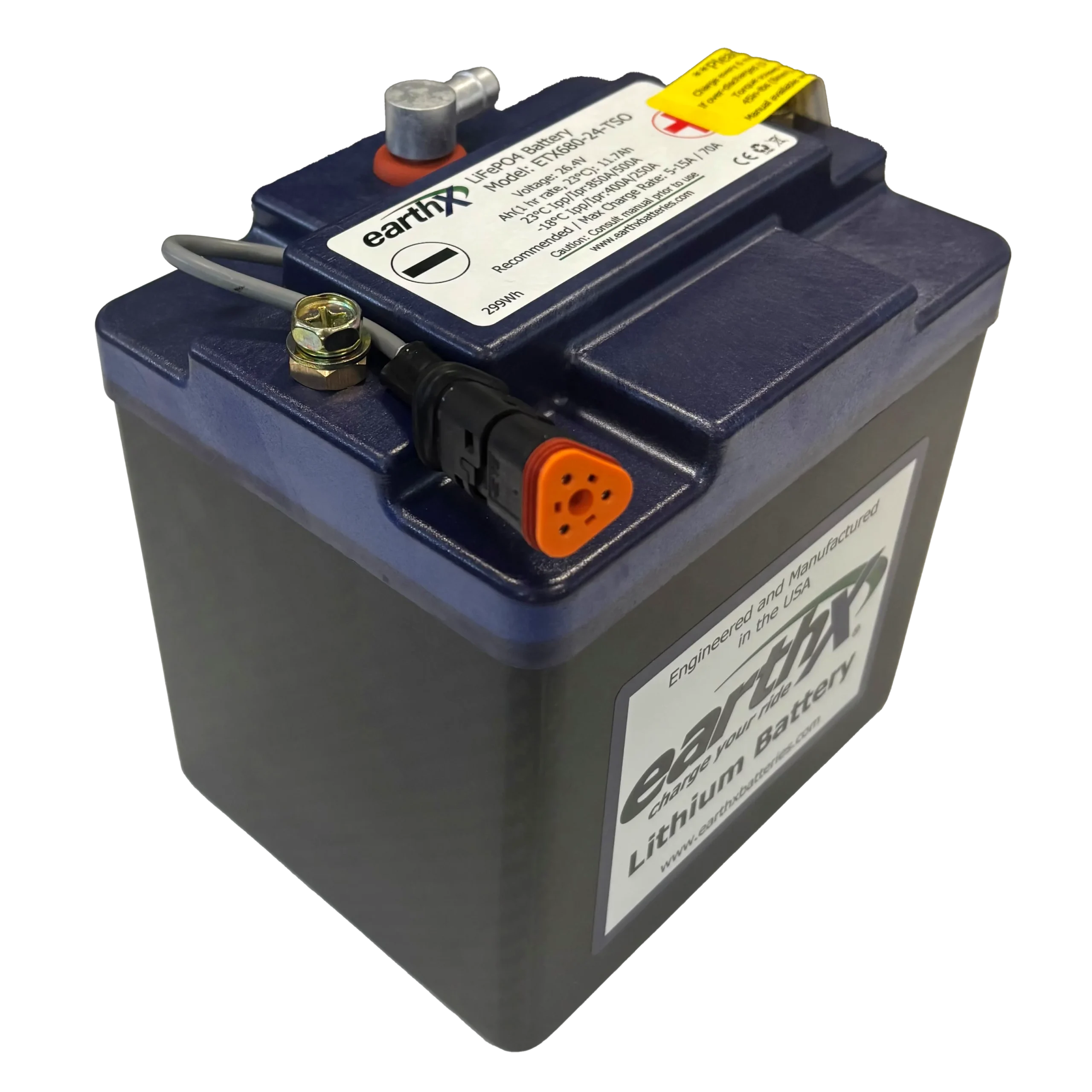 EarthX ETX680-24-TSO Lithium Battery